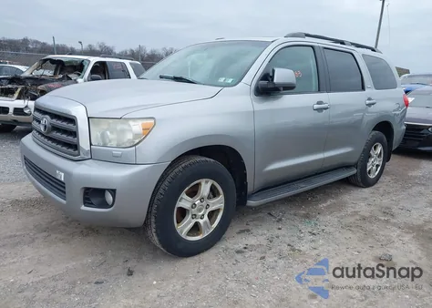2008 Toyota Sequoia Sr5 5.7L V8 из США, поврежденный, VIN 5TDBY64A58S023385